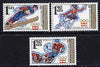 Czechoslovakia 1976 Innsbruck Winter Olympics unmounted mint set of 3, SG 2267-69, Mi 2305-7