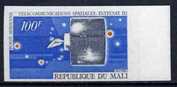 Mali 1970 Space Telecommunications 100f Intelstat Satellite unmounted mint imperf from limited printing, as SG 233