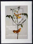 Togo 1985 Birth Bicentenmary of John Audubon (Birds) unmounted mint m/sheet, SG MS 1825