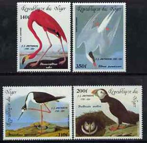 Niger Republic 1985 Birth Bicentenmary of John Audubon (Birds) unmounted mint set of 4, SG 1021-24