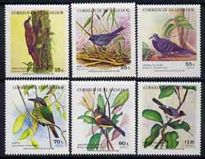 El Salvador 1984 Birds unmounted mint set of 6, SG 1859-64