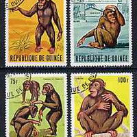 Guinea - Conakry 1969 Tarzan (Chimpanzees) set of 4 fine cto used, SG 689-92, Mi 532-35*