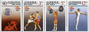 Armenia 1992 Barcelona Olympic Games unmounted mint se-tenant strip of 4, SG 251-24, Mi 199-202