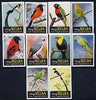 Match Box Labels - complete set of 10 Birds, very fine unused condition (Rizla)