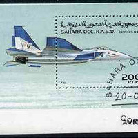 Sahara Republic 1996 Aircraft perf m/sheet (F-15 Jet) cto used