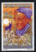 Madagascar 1996 Paul Emile Victor (Polar Explorer) 5000 + 1000F from Personalities set unmounted mint