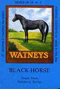 Match Box Labels - Black Horse (No.3 from a series of 18 Pub signs) dark brown background, very fine unused condition (St George's Taverns)