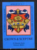 Match Box Labels - Crown & Sceptre (No.7 from a series of 18 Pub signs) dark brown background, very fine unused condition (St George's Taverns)