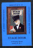 Match Box Labels - Stage Door (No.10 from a series of 18 Pub signs) dark brown background, very fine unused condition (St George's Taverns)