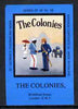 Match Box Labels - The Colonies (No.18 from a series of 18 Pub signs) dark brown background, very fine unused condition (St George's Taverns)