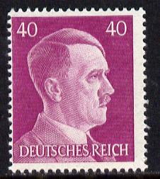 Germany 1941-42 Adolf Hitler 40pf deep magenta unmounted mint SG785