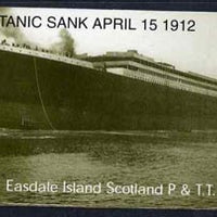 Telephone Card - Easdale Titanic #05 £5 (collector's) card (green & white from a limited edition of 1200)