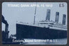 Telephone Card - Easdale Titanic #11 £5 (collector's) card (blue & white from a limited edition of 1200)