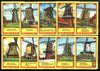 Match Box Labels - Windmills series #12 (nos 111-120) very fine unused condition (Molem Lucifers)
