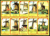 Match Box Labels - Windmills series #14 (nos 131-140) very fine unused condition (Molem Lucifers)