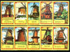 Match Box Labels - Windmills series #21 (nos 201-210) very fine unused condition (Molem Lucifers)