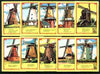 Match Box Labels - Windmills series #28 (nos 271-280) very fine unused condition (Molem Lucifers)
