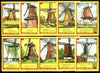 Match Box Labels - Windmills series #32 (nos 311-320) very fine unused condition (Molem Lucifers)