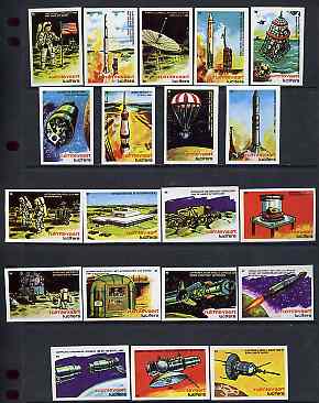 Match Box Labels - complete set of 20 Space Exploration (nos 41-60) superb unused condition (Lucifers series)