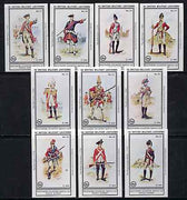 Match Box Labels - British Military Uniforms (Nos 11-20 from set of 60) very fine unused condition (Southern Counties Match Co)