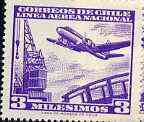 Chile 1960 Martin 4-0-4 & Dock Crane 3m violet unmounted mint, SG 499*