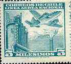 Chile 1960 Martin 2-0-2 & Industrial Plant 5m turquoise unmounted mint, SG 501*