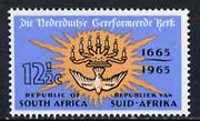 South Africa 1965 Dutch Reformed Church 12.5c unmounted mint, SG 261