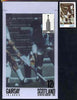 Gairsay 1980 Moscow Olympic Games - Original artwork for 12p value (Field Hockey) comprising coloured photograph on board of main design (100 mm x 165 mm) with value and inscriptions on overlay, plus issued label