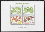 Monaco 1981 Seasons of the Persimmon Tree m/sheet containing set of 4 unmounted mint, SG MS 1546, Mi BL 18