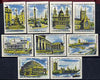 Match Box Labels - complete set of 9 Views of London superb unused condition (Austrian)