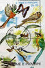 St Thomas & Prince Islands 1989 Butterflies m/sheet #1 (Butterflies with Birds) very fine cto used