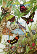 St Thomas & Prince Islands 1989 Butterflies m/sheet #3 very fine cto used