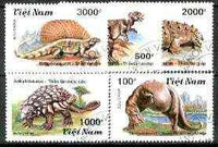 Vietnam 1990 Prehistoric Animals complete set of 5 fine cto used, SG 1461-65*