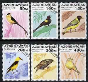 Azerbaijan 1996 Birds perf set of 6 fine cto used, SG 325-30*