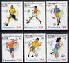 Sahara Republic 1996 France '98 Football World Cup complete perf set of 6 fine cto used*