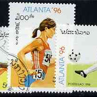 Laos 1996 Atlanta Olympic Games (2nd issue) perf set of 5 fine cto used, SG 1484-88*