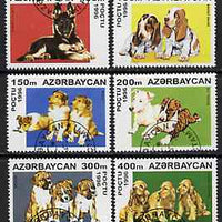 Azerbaijan 1996 Dogs perf set of 6 very fine cto used*