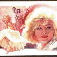 Sahara Republic 1996 Marilyn Monroe m/sheet very fine cto used