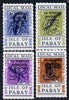 Pabay 1965 Europa (Crustaceans) set of 4 with Churchill overprint unmounted mint (Rosen PA33-36)