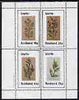Staffa 1982 Plants #02 (Butchers Brown) perf,set of 4 values (10p to 75p) unmounted mint
