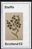 Staffa 1982 Plants #02 (Gooseberry Bush) imperf,deluxe sheet (£2 value) unmounted mint