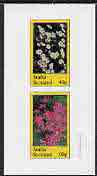 Staffa 1982 Flowers #12 imperf,set of 2 values (40p & 60p) unmounted mint
