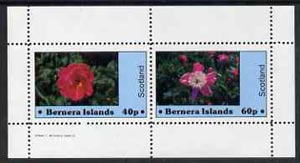 Bernera 1982 Flowers #06 perf,set of 2 values (40p & 60p) unmounted mint