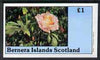 Bernera 1982 Flowers #06 imperf,souvenir sheet (£1 value) unmounted mint