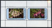 Eynhallow 1982 Flowers #08 (Fuschias) perf,set of 2 values (40p & 60p) unmounted mint