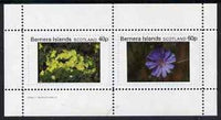 Bernera 1982 Flowers #07 perf,set of 2 values (40p & 60p),unmounted mint