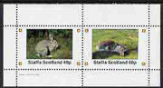 Staffa 1982 Animals (Rabbits) perf,set of 2 values (40p & 60p) unmounted mint
