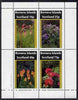 Bernera 1982 Flowers #09 perf,set of 4 values (10p to 75p) unmounted mint