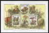 Slovakia 1997 Mushrooms unmounted mint sheetlet containing 3 values