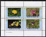 Staffa 1982 Wild Flowers perf,set of 4 values (10p to 75p) unmounted mint